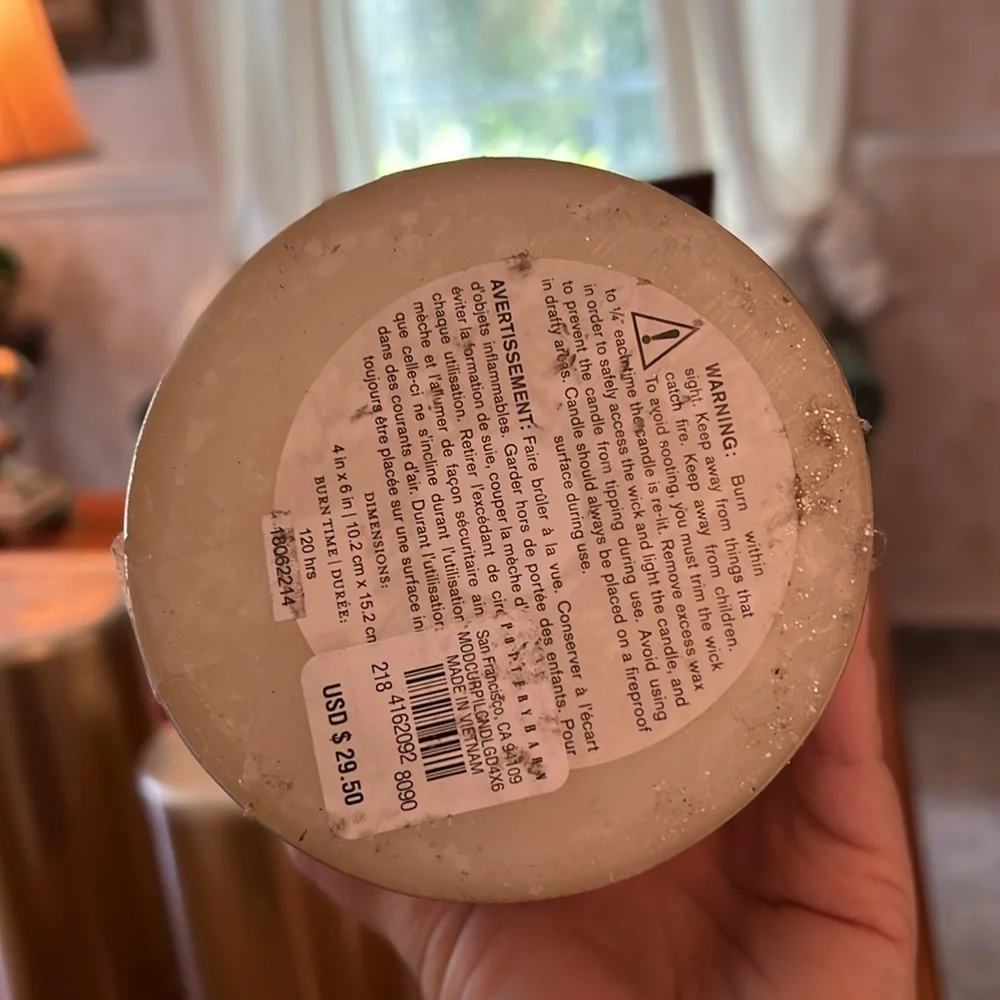 Pottery Barn Candles Ea